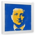 thumbnail image 1 of Stephen Chambers 26x26 White Modern Wood Framed Wall Art Titled - Zelenskyy 4, 1 of 6