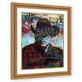 thumbnail image 1 of Stephen Chambers 26x32 Gold Ornate Wood Framed With Double Matting Wall Art Titled - Graffiti Cowboy, 1 of 6
