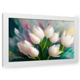 thumbnail image 1 of Stephen Chambers 32x22 White Modern Wood Framed Wall Art Titled - Dreamingly Beautiful 6, 1 of 6