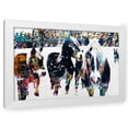 thumbnail image 1 of Stephen Chambers 32x23 White Modern Wood Framed Wall Art Titled - Wildhorses 16, 1 of 6
