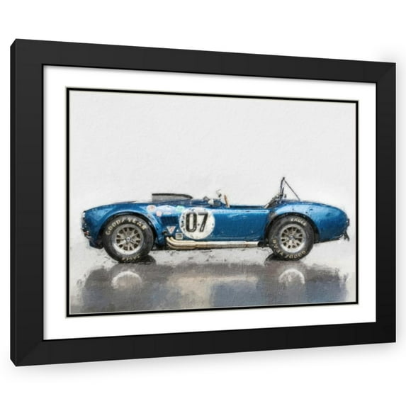 Stephen Chambers 32x25 Black Ornate Wood Framed With Double Matting Wall Art Titled - Ac Cobra 2