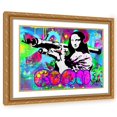 thumbnail image 1 of Stephen Chambers 32x25 Gold Ornate Wood Framed With Double Matting Wall Art Titled - Boom, 1 of 6