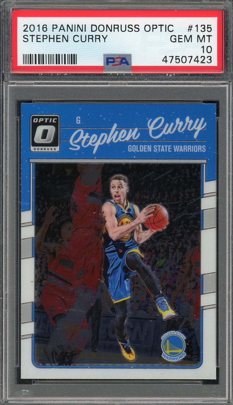 Stephen Curry 2016 Panini Donruss Optic Basketball Card #135 