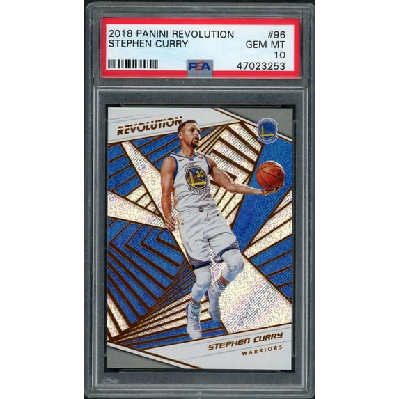 Stephen Curry 2018 Panini Revolution Basketball Card #96 Graded PSA 10 GEM MINT