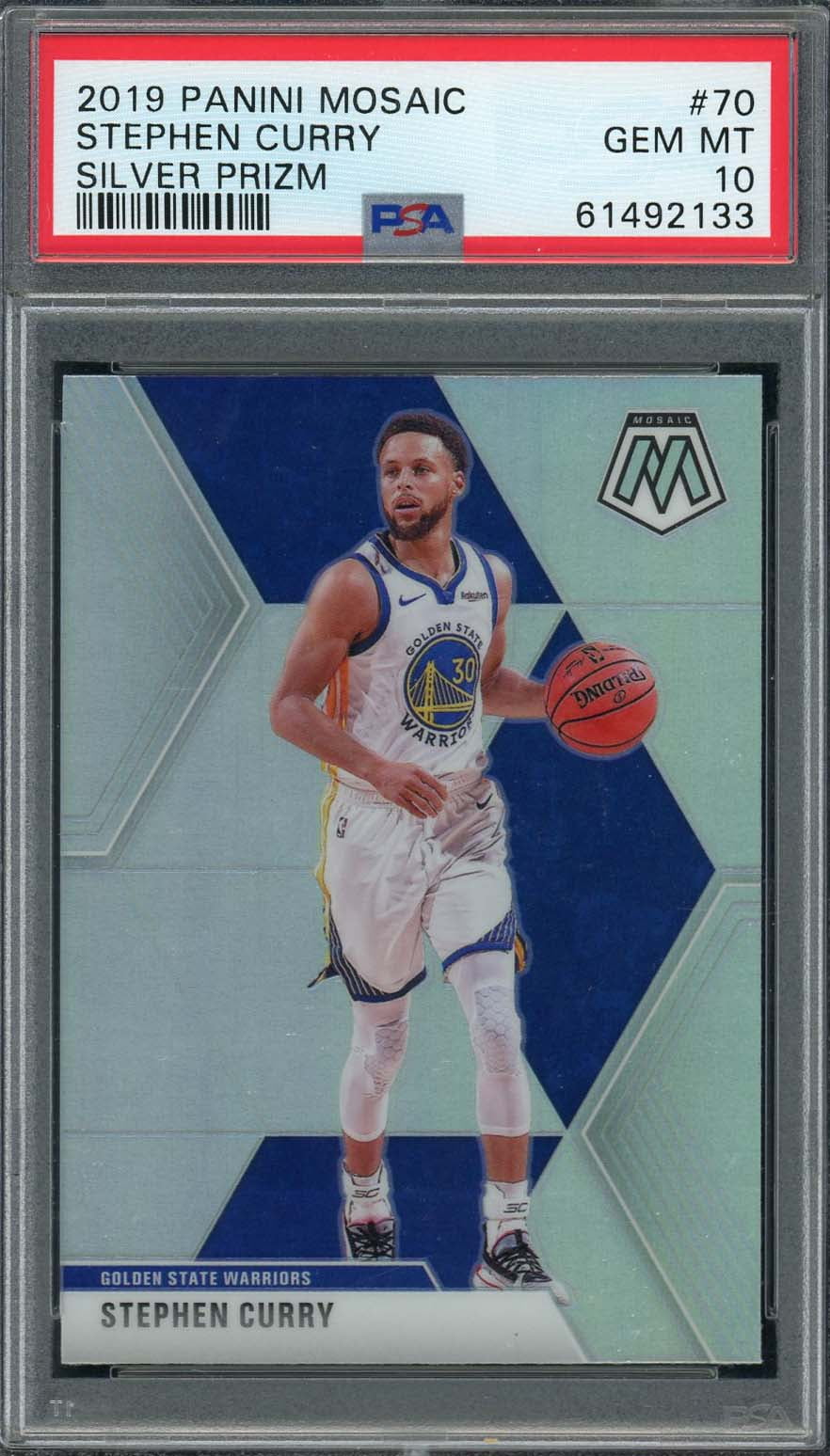 2019 Silver Prizm Stephen Curry PSA 10