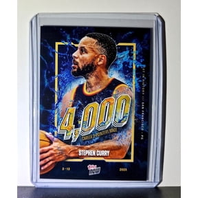 Stephen Curry 4000 Career 3 Pointers Topps Now NBA #13 Basketball Card Warriors