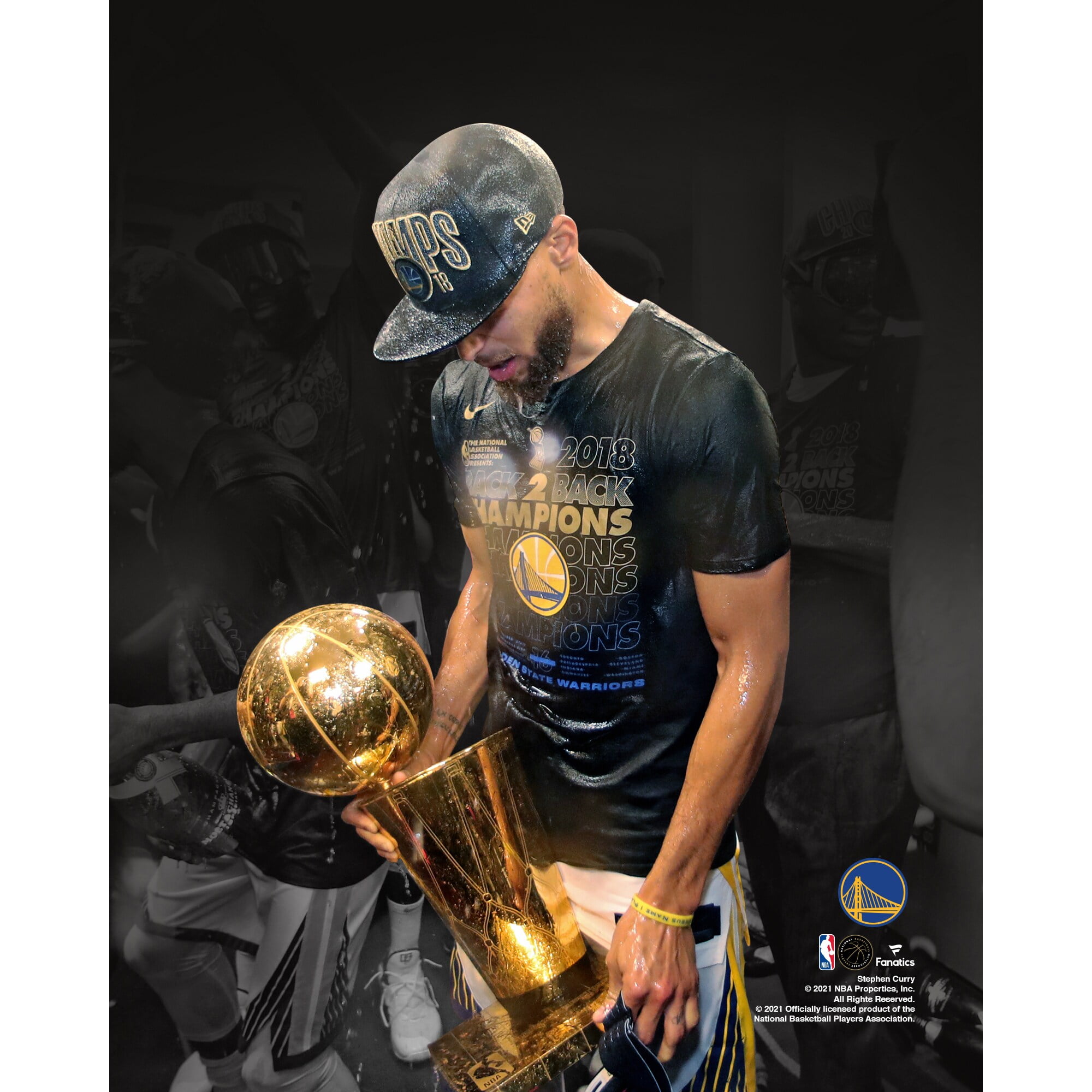 Men's Fanatics Branded Stephen Curry Gold Golden State Warriors