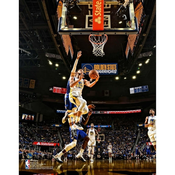 Stephen Curry Golden State Warriors Unsigned Layup Photograph