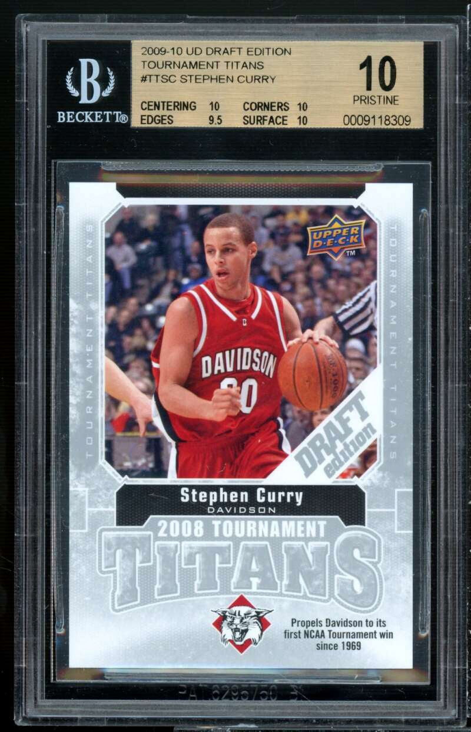 Stephen Curry Rookie 2009-10 UD Draft Tournament Barbados | Ubuy