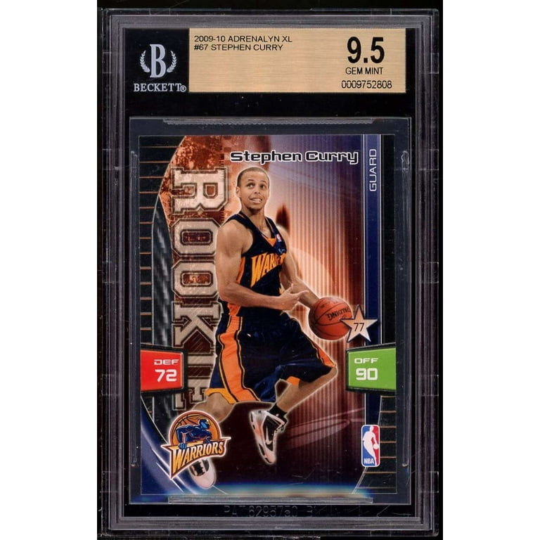 Stephen Curry Rookie Card 2009-10 Adrenalyn XL #67 BGS 9.5 Stephen Curry Rookie Card 2009-10 Adrenalyn XL #67 BGS 9.5