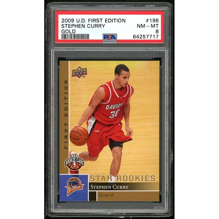 Stephen Curry Rookie Card 2009-10 UD First Edition #196 BGS