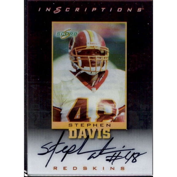 Stephen Davis Card 1999 Score Supplemental Inscriptions #SD48