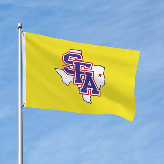 Stephen F. Austin State University 3x5 Ft Flag Double Sided Indoor Outdoor Double Stitched Polyester Flag With 2 Grommets-Both Side Can Be Read
