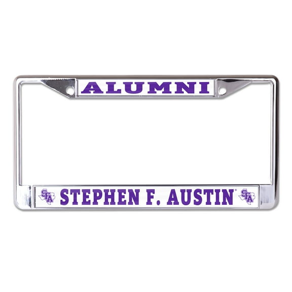 Stephen F. Austin State University Alumni Chrome License Plate Frame