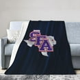 thumbnail image 1 of Stephen F. Austin State University Logo Fleece Blanket, Very Soft Microfiber Flannel Blanket for Couch Warm and Cozy for All Seasons, 1 of 6