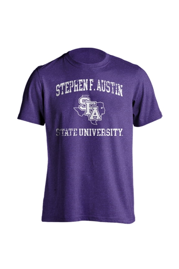 Stephen F. Austin State University Lumberjacks Distressed Retro Short Sleeve T-Shirt