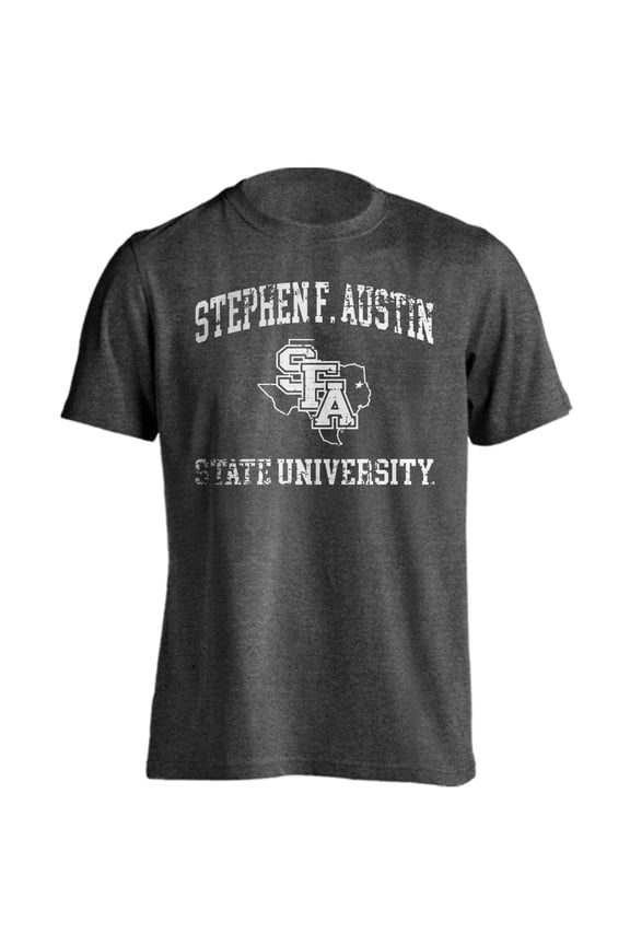 Stephen F. Austin State University Lumberjacks Distressed Retro Short Sleeve T-Shirt