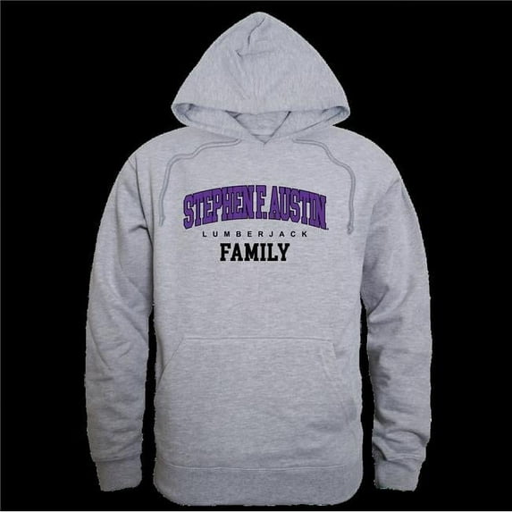Stephen F. Austin State University Lumberjacks Family Hoodie, Heather Grey - Small