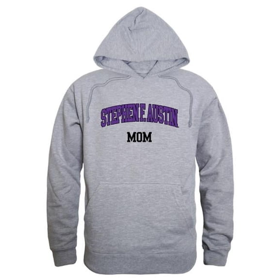 Stephen F. Austin State University Mom Hoodie, Heather Grey - 2XL