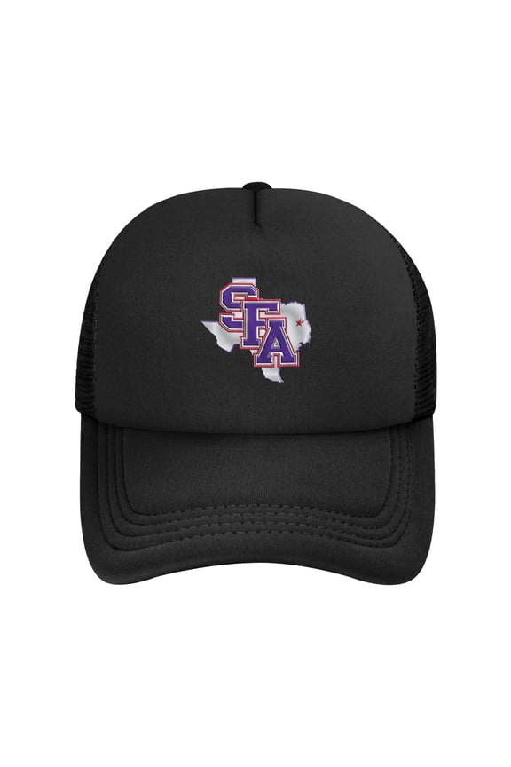 Stephen F. Austin State University Solid Color Lightweight Adult Mesh Baseball Cap