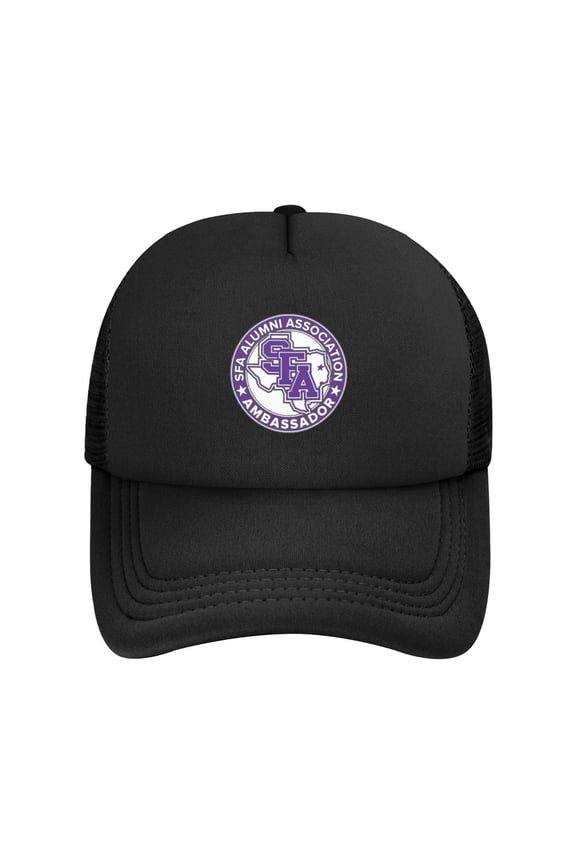 Stephen F. Austin State University Solid Color Lightweight Adult Mesh Baseball Cap