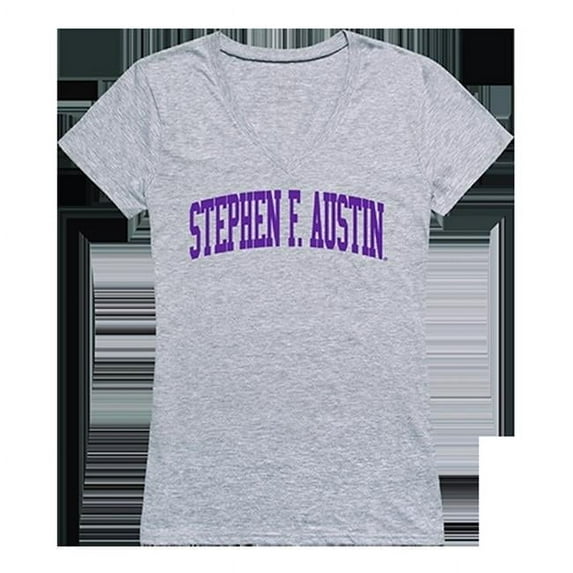Stephen F Austin University Lumberjacks Game Day Womens T-Shirt - Heather Grey, Medium