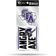thumbnail image 1 of Stephen F. Austin University Lumberjacks SFA 2-Piece Double Up Die Cut Sticker Decal Sheet, 4x8 Inch, 1 of 1