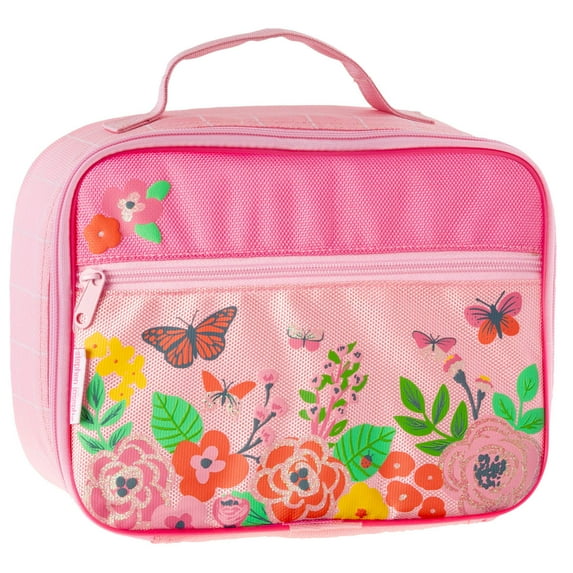 Stephen Joseph, Classic Lunchbox, Insulated Lunch Bag, Boys and girls, Butterfly Floral