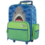 Stephen Joseph, Classic Rolling Luggage Suitcase Carry on Travel for Kids, Shark