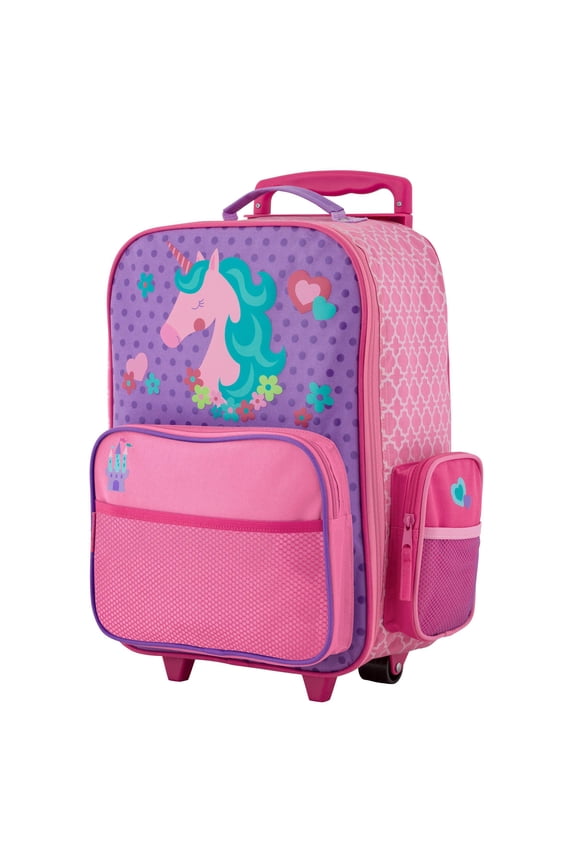 , Classic Rolling Luggage Suitcase Carry on Travel for Kids, Unicorn
