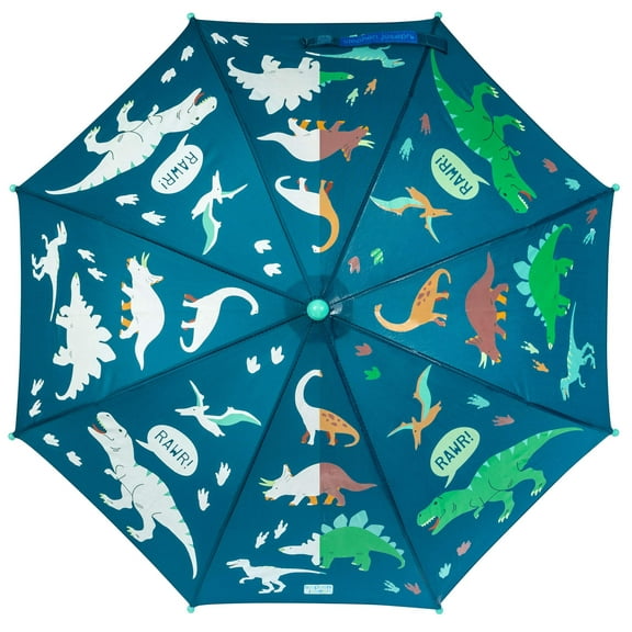 Stephen Joseph, Color Changing Umbrellas, Kids, Umbrella Color Changing when Wet, Dino