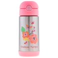 thumbnail image 1 of Stephen Joseph Double Wall Stainless Steel Bottles, Insulated Water Bottle for Kids Toddlers, Vacuum Insulated Bottle with Straw, BPA-Free Water Bottle – 11.8 Ounces, - FLORAL, (SJ1212), 1 of 7