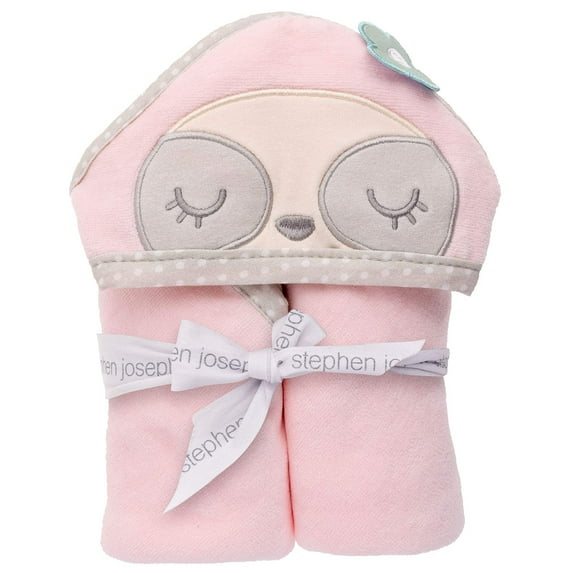 Stephen Joseph Hooded Bath Towel, Sloth, SJ119510