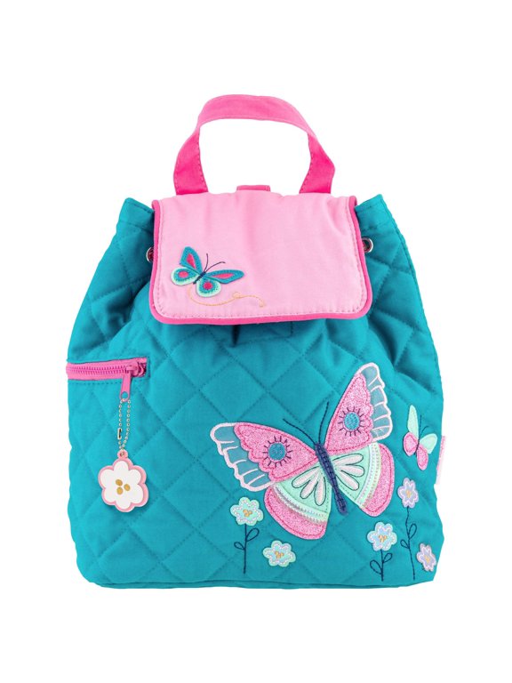 Kids' Unisex Toddler Back to School, Quilted Backpack, Butterfly