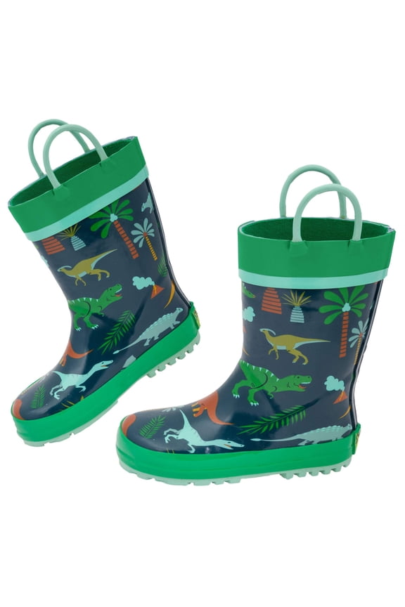 , Rain Boots, Waterproof Rain Boots, Removable insole, Non-Slip Shoes, Dino