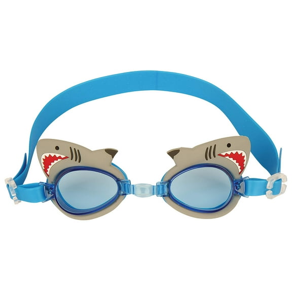 Stephen Joseph, Swim Goggles for Kids, Anti-Fog, Adjustable Straps and nose piece, Shark