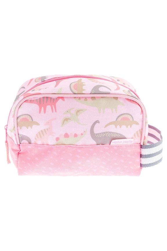 , Toiletry Bags, Kids Travel Bag, Toiletry Organizer, Pink Dino