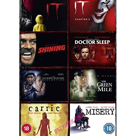 Stephen King 8 Film Collection [DVD]