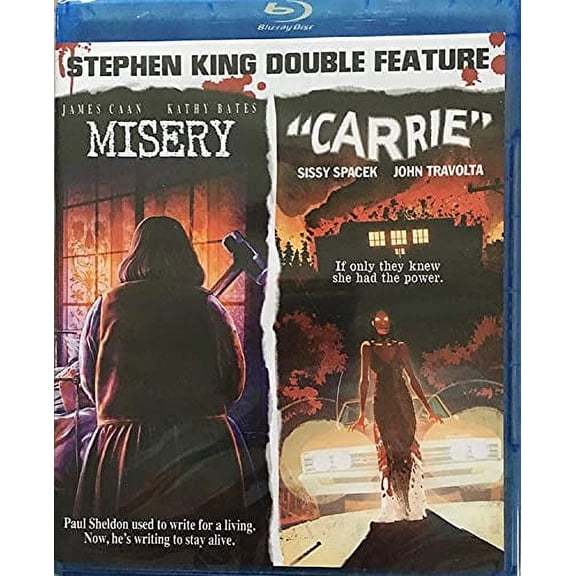 Stephen King Double Feature: Misery & Carrie (Blu-ray)