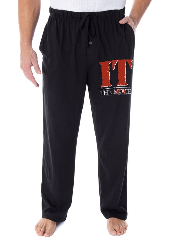 Stephen King's IT Men's Original Movie TV Series Logo Loungewear Pajama Pants