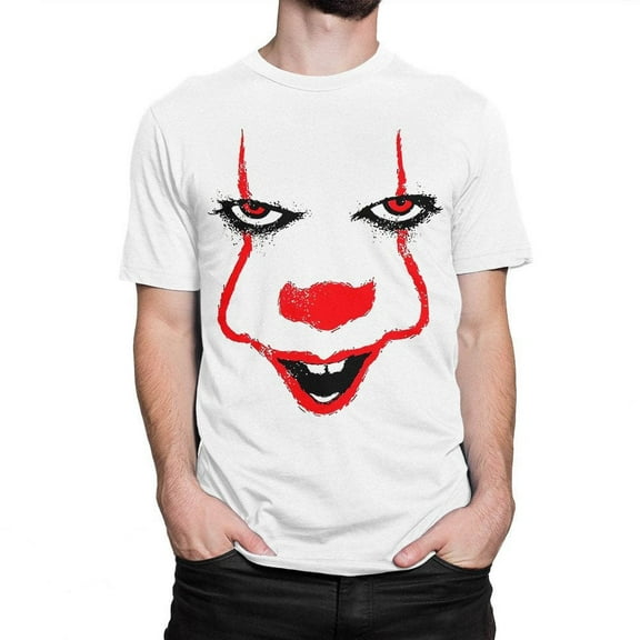 Stephen King's "IT" Movie Pennywise The Clown Face T-Shirt
