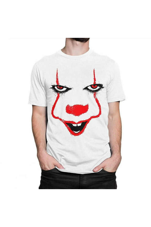 Stephen King's "IT" Movie Pennywise The Clown Face T-Shirt