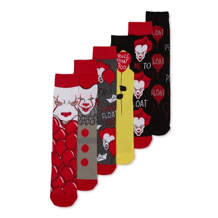 Stephen King’s It Men’s Crew Socks, 6-Pack