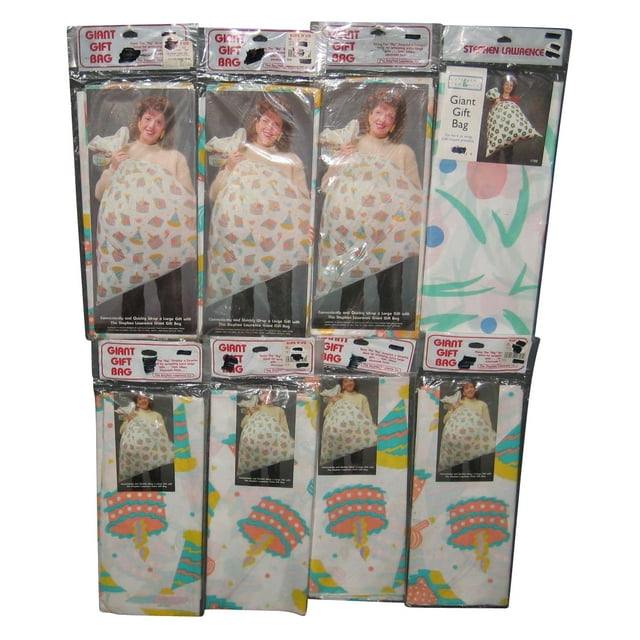 Stephen Lawrence 36 x 44 Inch Giant Gift Bag Lot - (Lot of 8)
