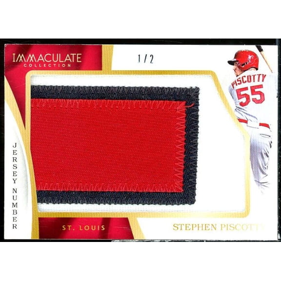 Stephen Piscotty 2017 Immaculate Collection Jumbo Materials Jersey Number #69