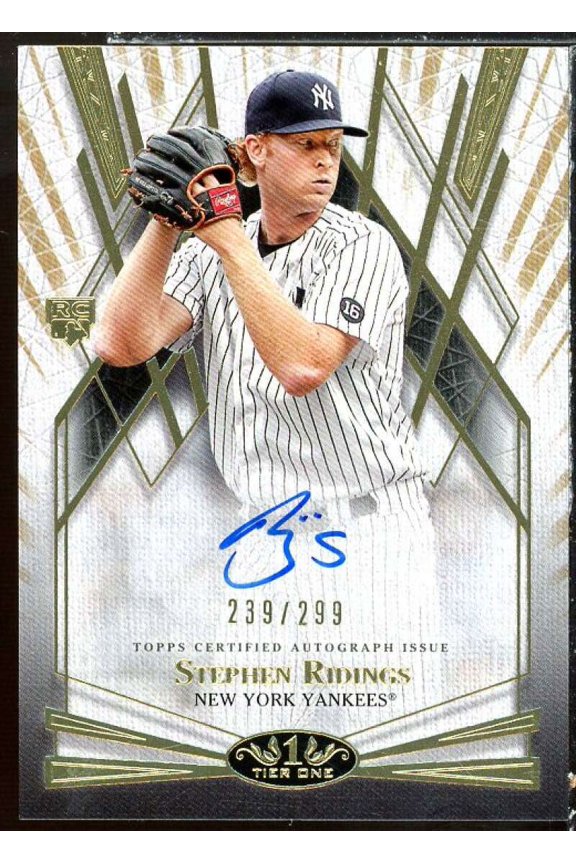 Stephen Ridings Rookie Card 2022 Topps Tier One Break Out Autographs #BOASRI