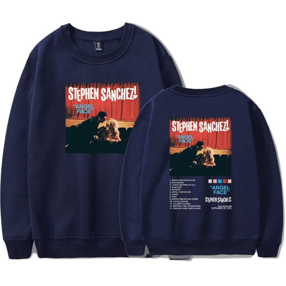 Stephen Sanchez Angel Face Crewneck Unique Sweatshirt Casual Top Fashion Clothes