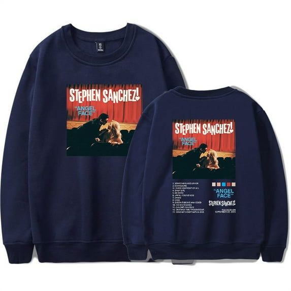 Stephen Sanchez Angel Face Crewneck Unique Sweatshirt Casual Top Fashion Clothes