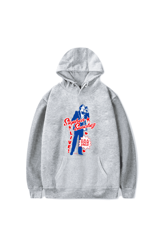 Stephen Sanchez Merch Hoodie Exclamation Heart Logo Hoodie Long Sleeve Men Women Tracklist Sweatshirt Pullover