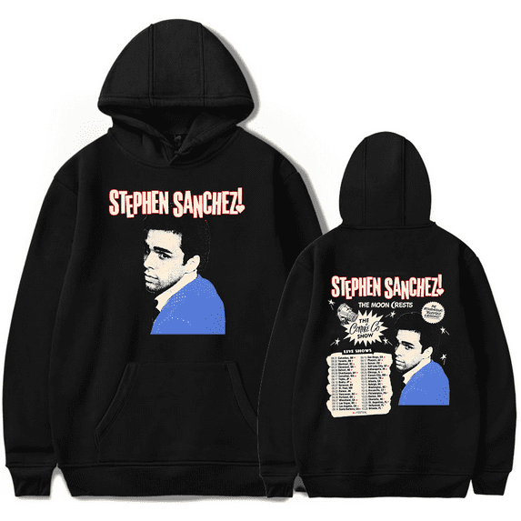 Stephen Sanchez Merch Hoodie Live Tour 2024 Long Sleeve Vintage Hoodies Men Women Sweatshirt Streetwear Pullover